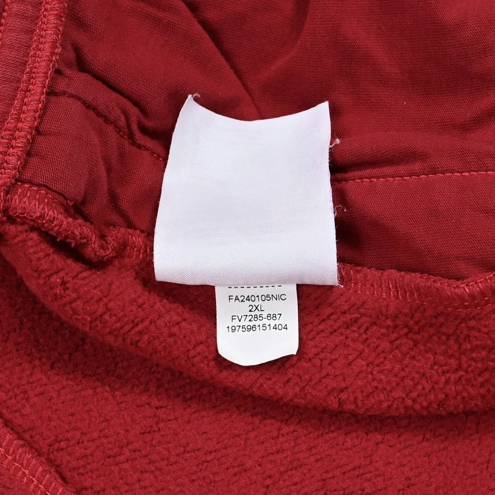 Jordan Sweat Shorts Mens 2XL Red Fleece Jumpman Lounge Pockets FV7285-687 Casual